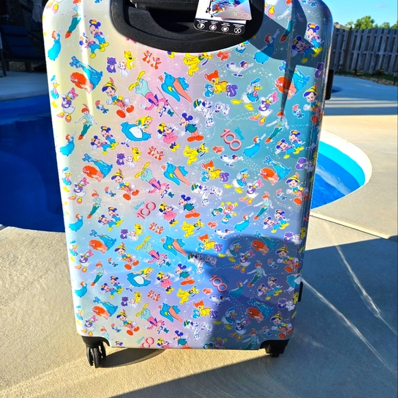 Bioworld Exclusive Disney 100 Characters Limited Edition 24” Luggage - Picture 3 of 8